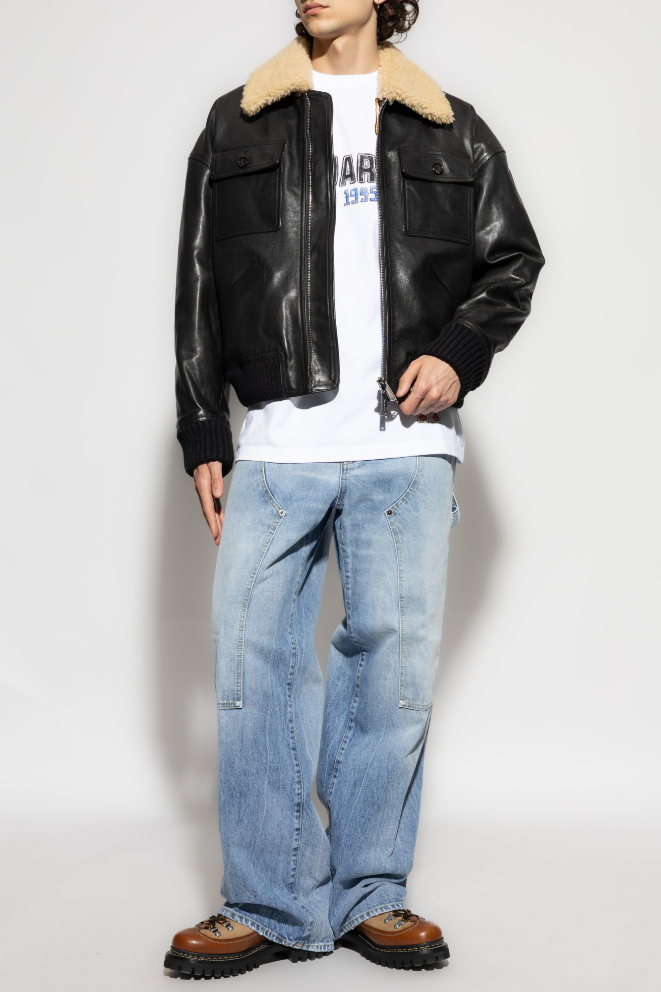 Leather Jacket, Men's, Black