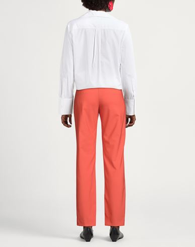 Woman Pants Rust Size 30 Virgin Wool, Elastane