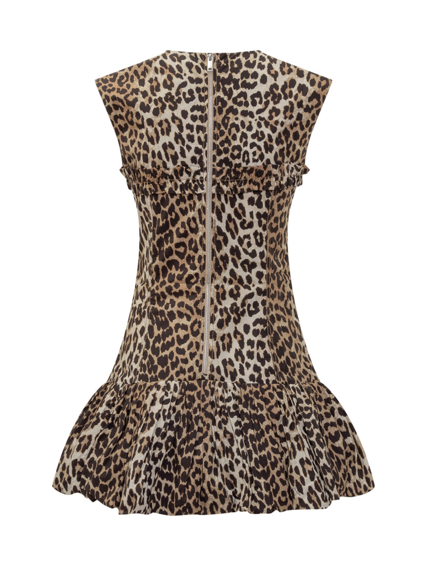 Leopard Corset Mini Dress