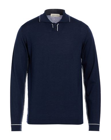 Man Sweater Navy Size L Merino Wool