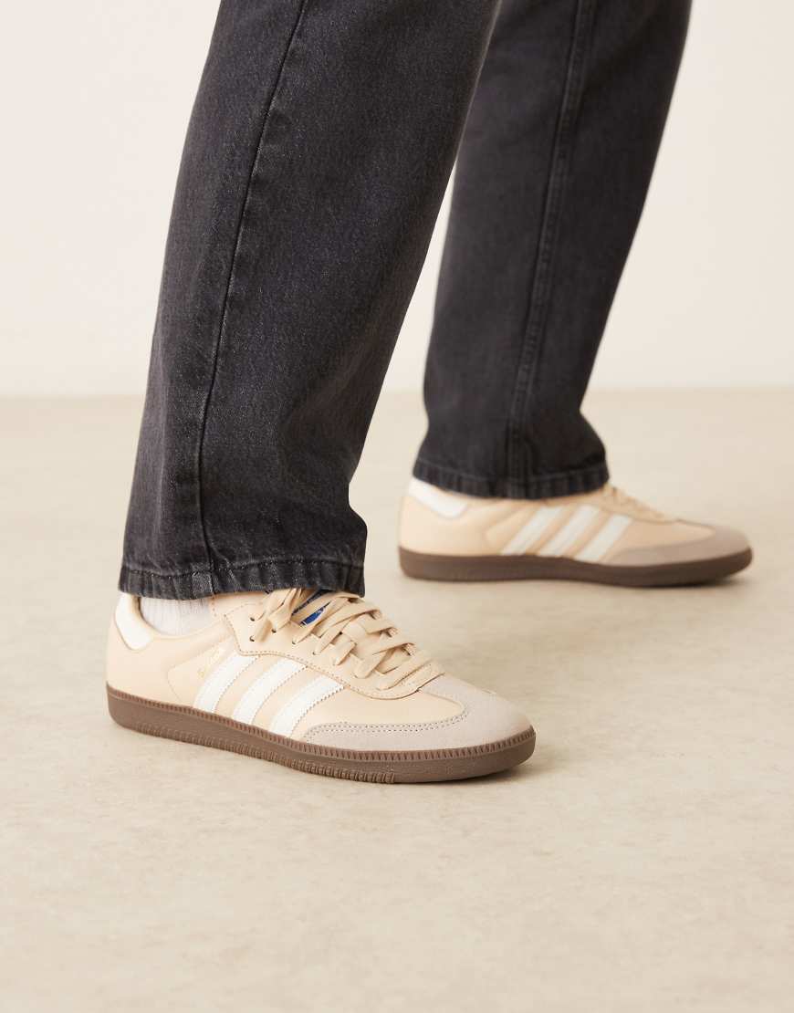 Samba OG trainers in beige and white