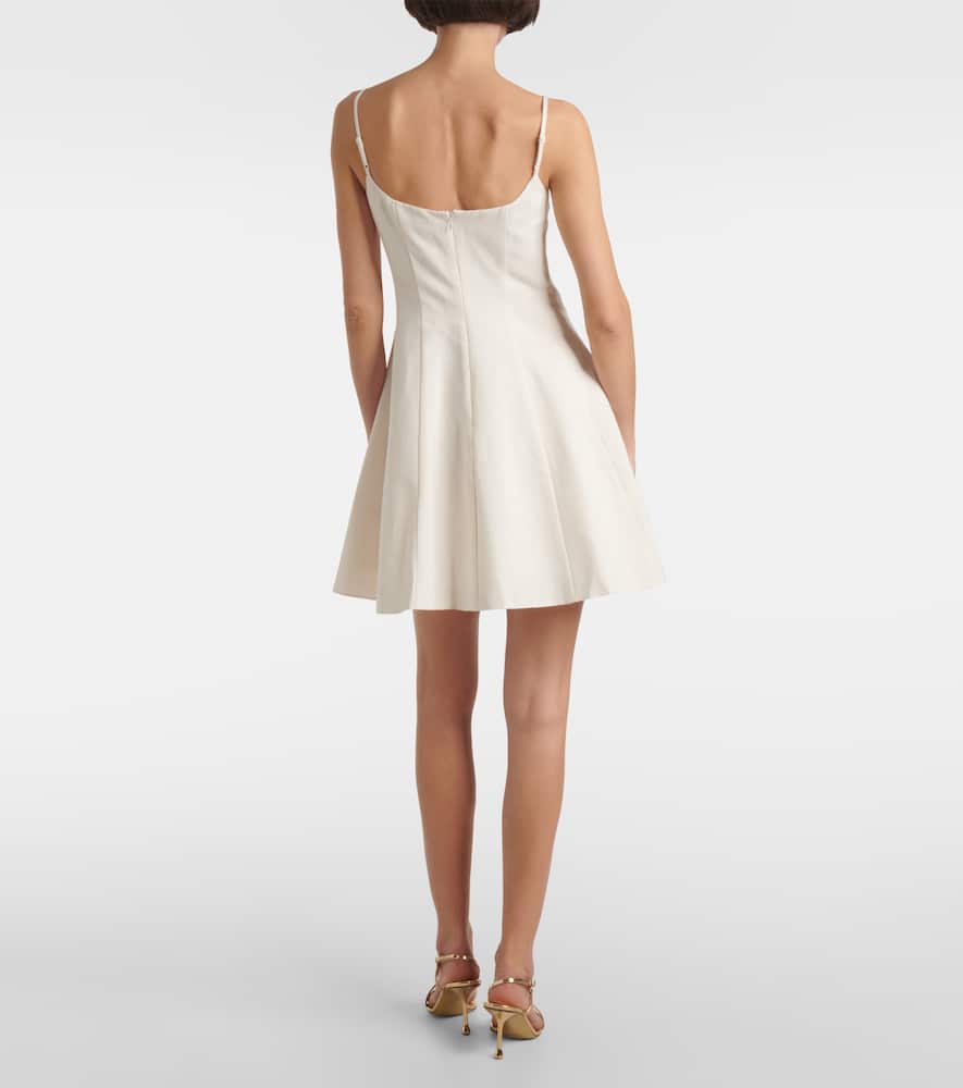 Bridal Joy cotton-blend minidress