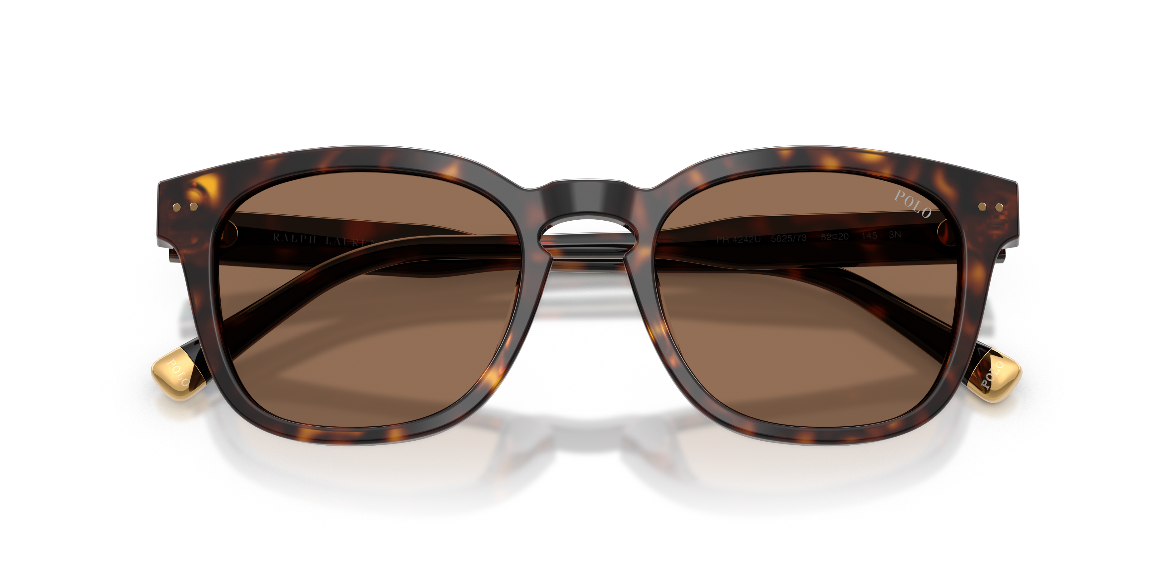 Polo Ralph Lauren Hombre Polo Ralph Lauren PH4242U 562573 Gafas de sol Acetato Tortuga Marrón Cuadrada Norma