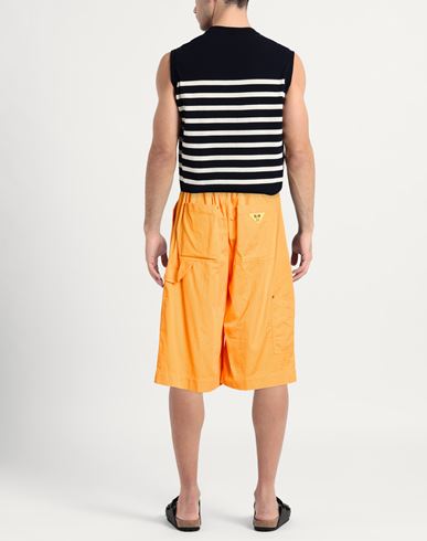 Man Shorts & Bermuda Shorts Orange Size XS Cotton
