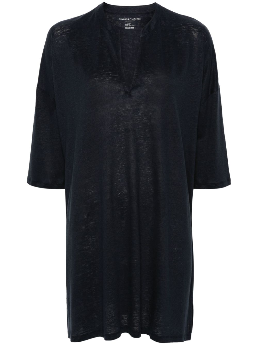 Three-quarter sleeve tunic - Neutrals