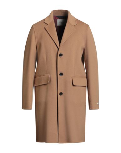 Paltò Man Coat Camel Size 38 Wool, Nylon