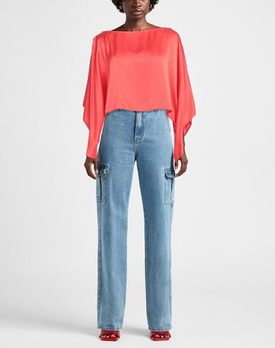 Woman Top Tomato red Size ONESIZE Viscose