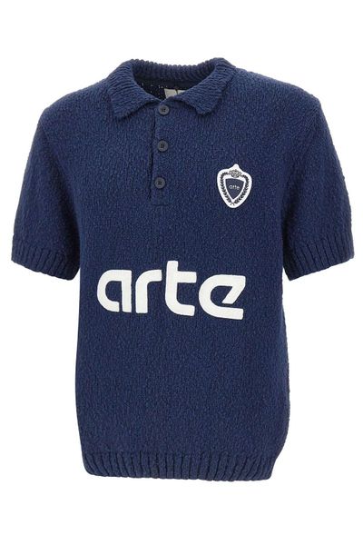 Arte Antwerp Football Knit Polo Shirts