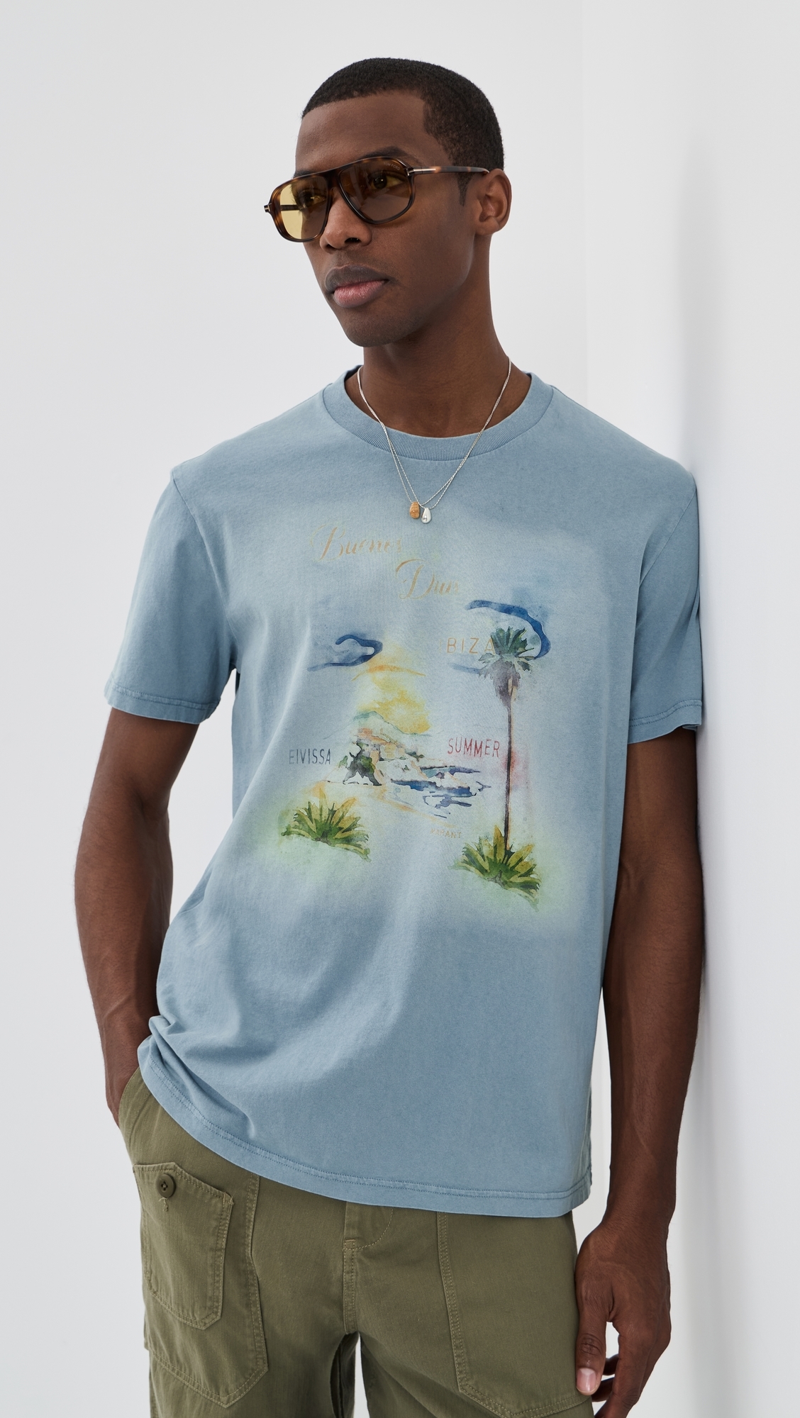 Honore Costa Tee Blue