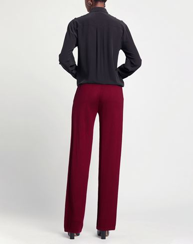 Woman Pants Burgundy Size M Cashmere