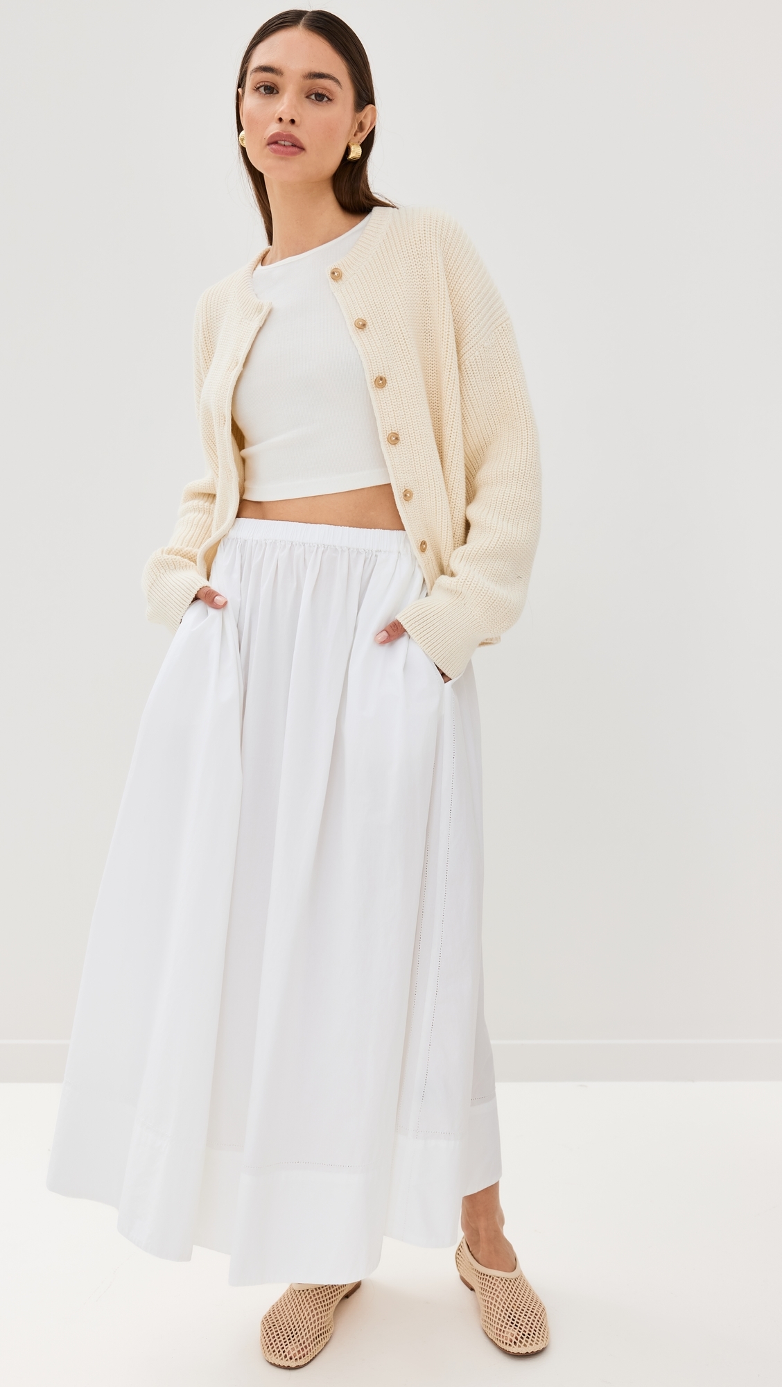 Sydney Skirt White