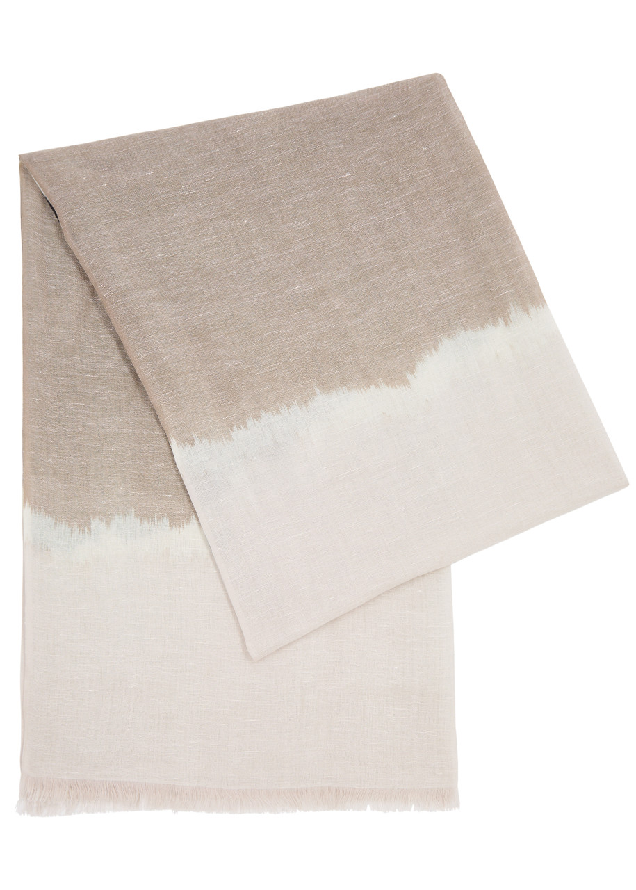 Denis Colomb Summer Ikat Jacquard Cashmere-blend Scarf