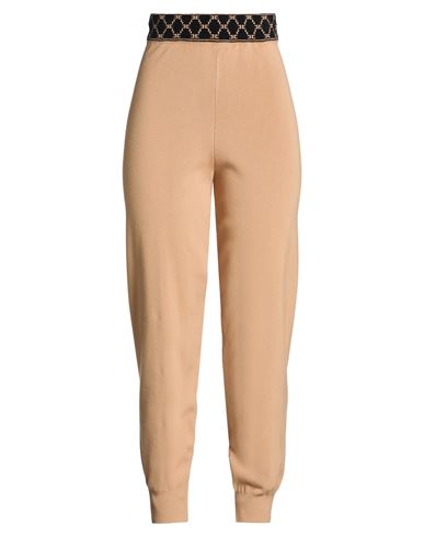Woman Pants Camel Size 4 Viscose, Polyamide, Elastane