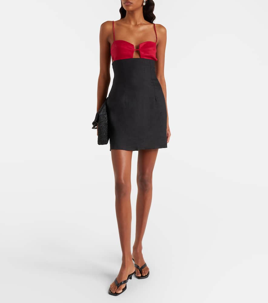 Soline linen minidress