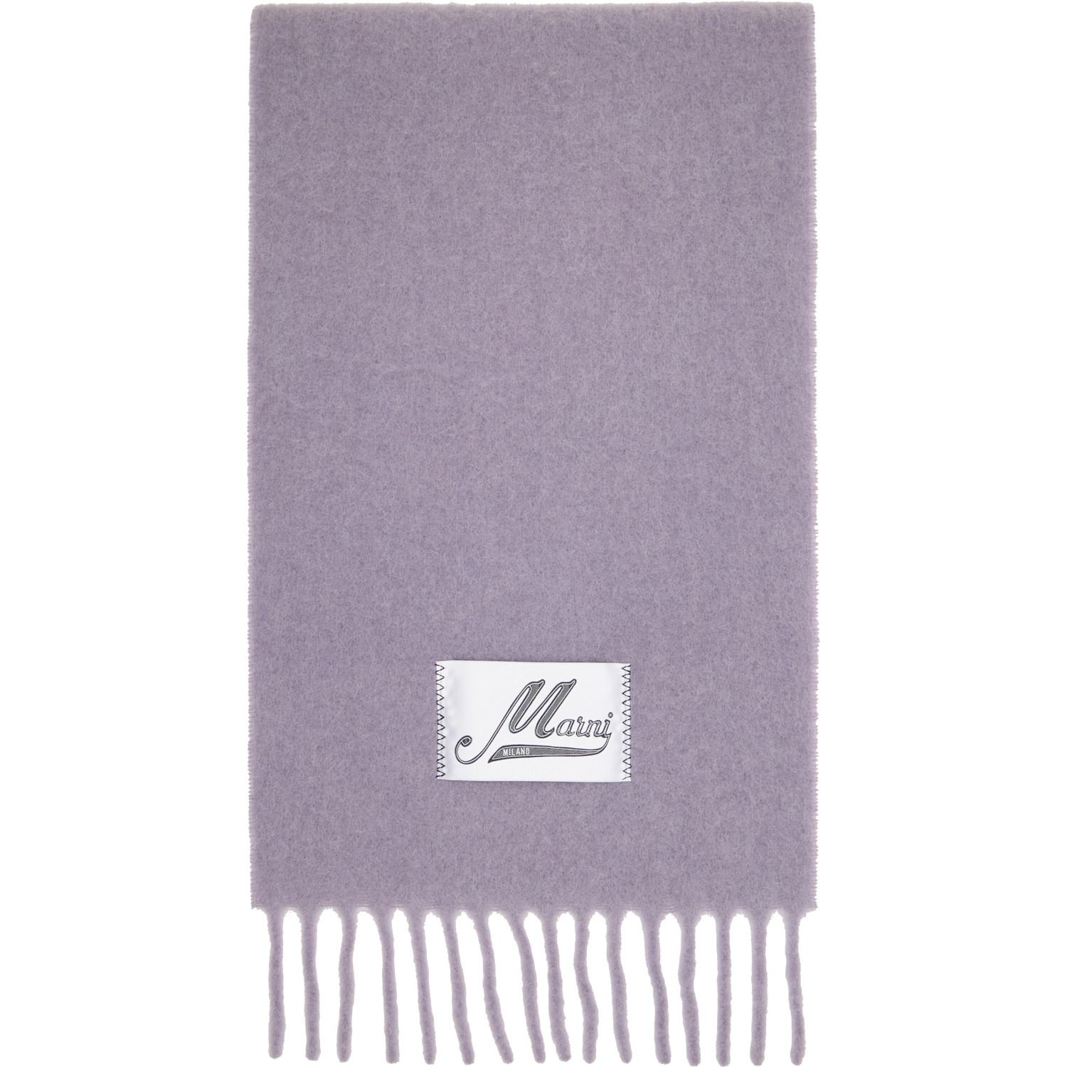 Purple Alpaca Scarf