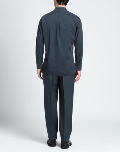 Tintoria Mattei 954 Man Shirt Midnight blue Size 16 Cotton