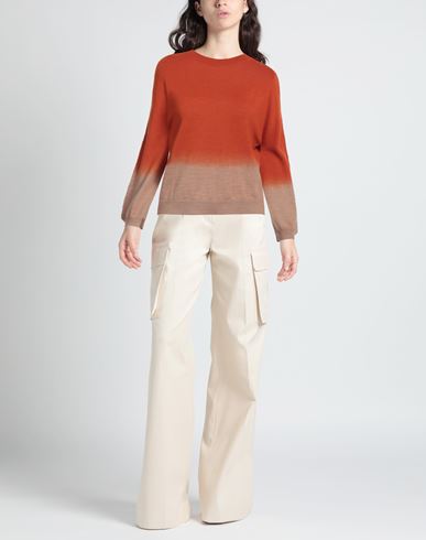 Archivio B Woman Sweater Orange Size XS Merino Wool