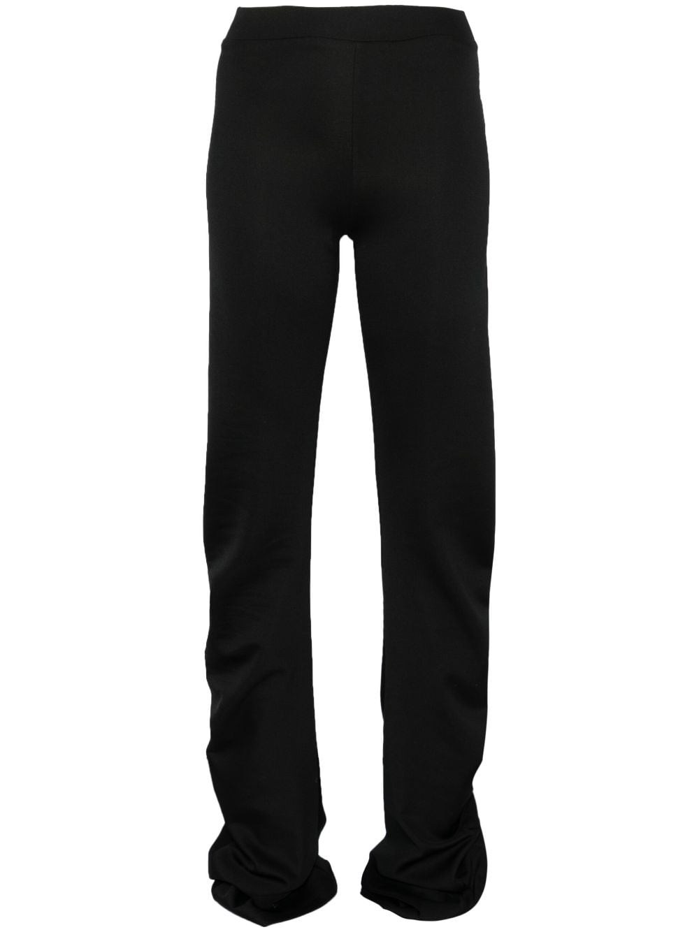 Twisted stretch trousers - Black