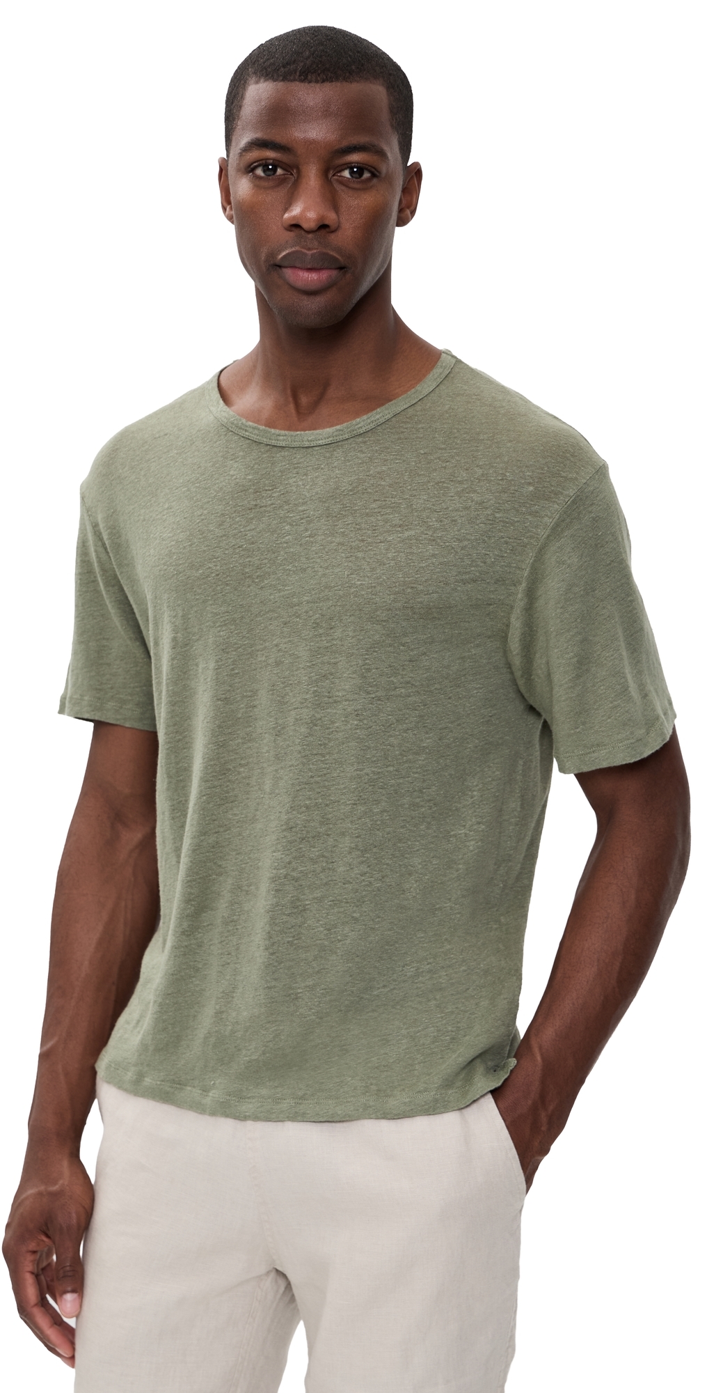 Linen Sun Tee Jade