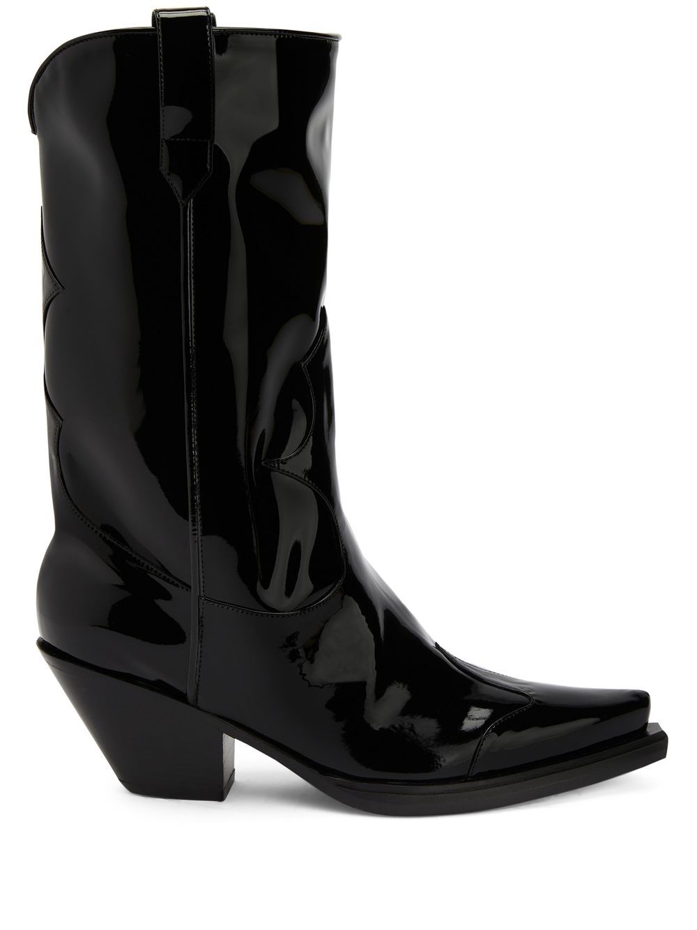 Thyra 55mm cowboy boots - Black