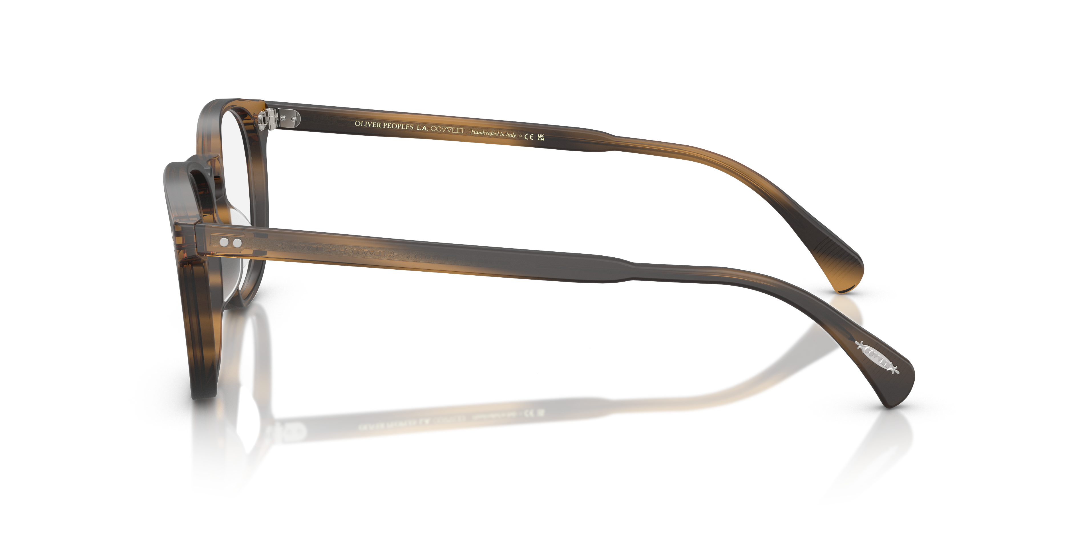 Oliver Peoples Unisex Oliver Peoples OV5298U FINLEY ESQ. U 1318 Monturas ópticas Acetato Tortuga Transparente Redonda Norma