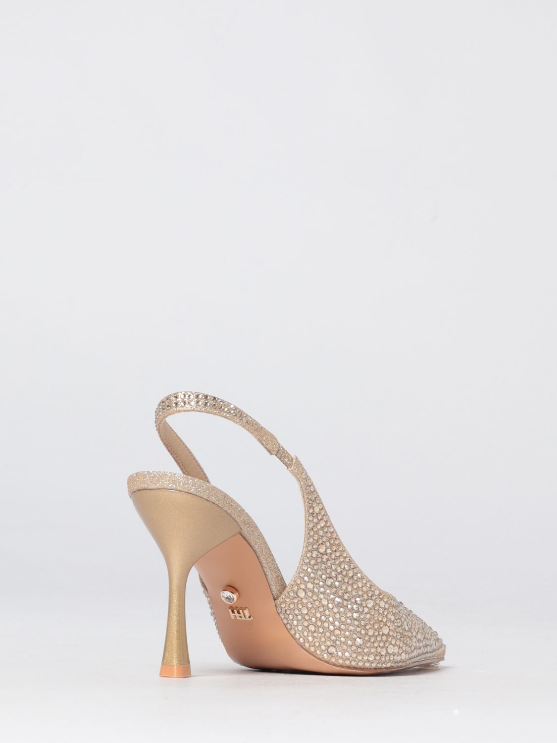 90mm crystal-embellished pumps - Silver