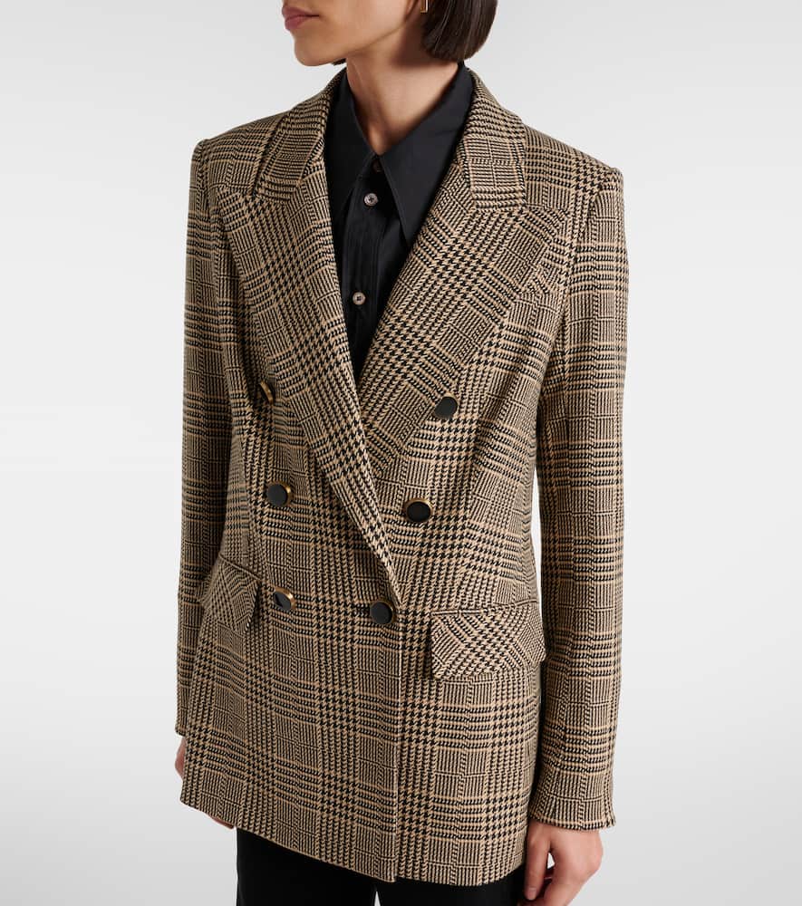 Rhys Houndstooth double-breasted blazer