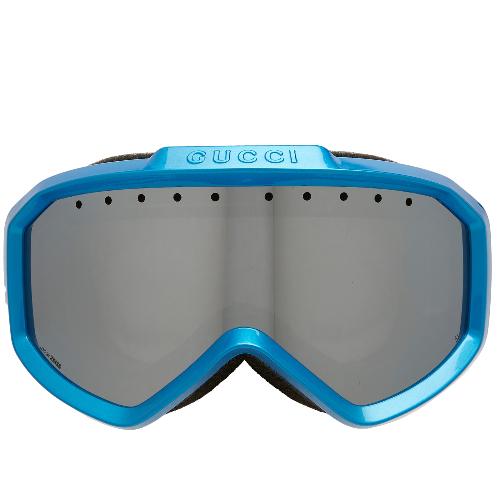 Ski Mask in Blue/Silver 