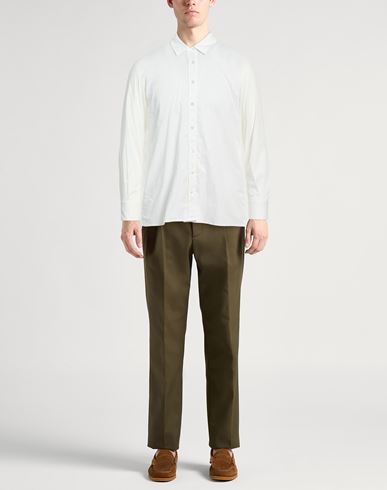 Man Shirt Ivory Size XS Cotton, Elastane