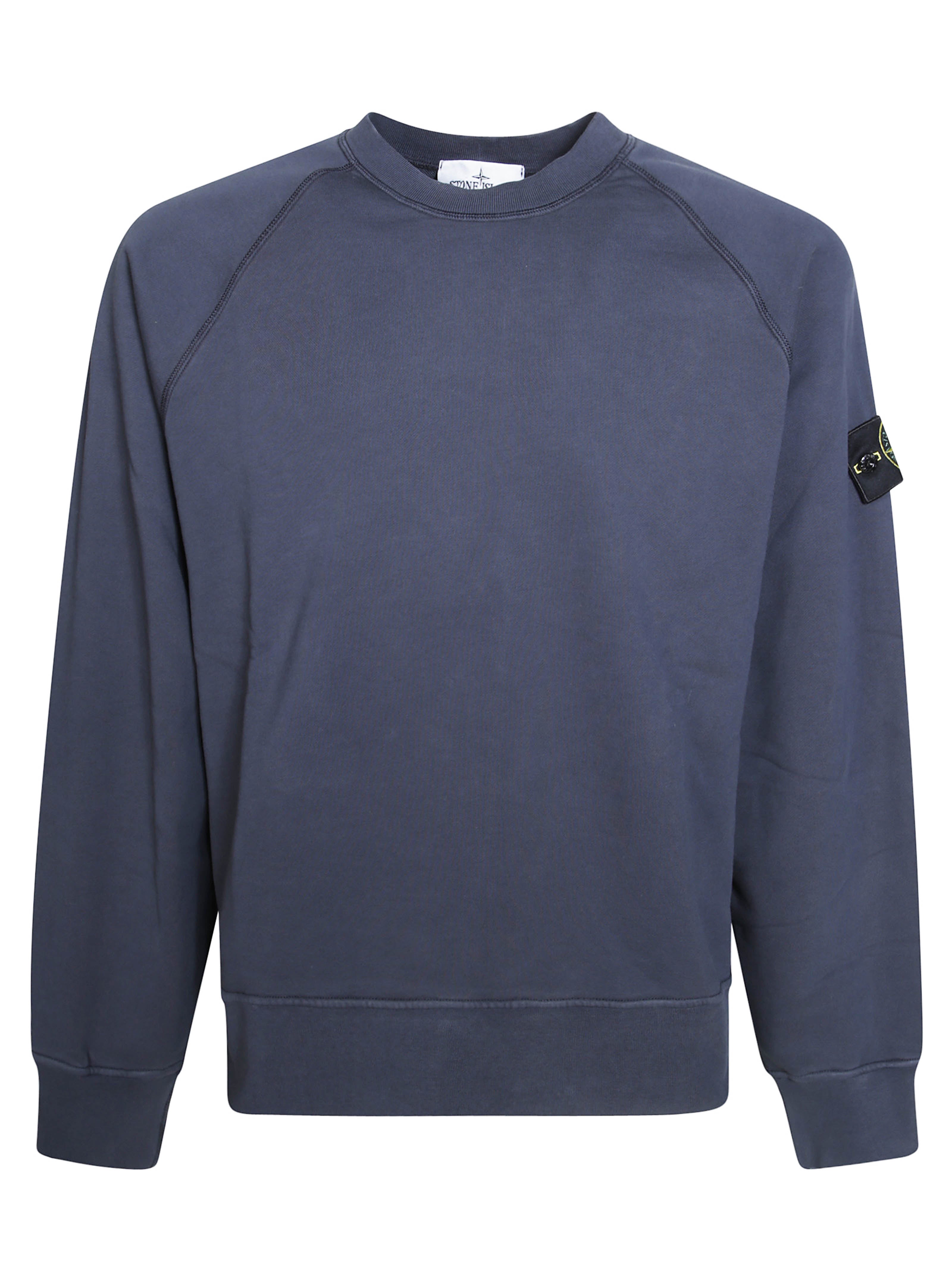 Men's Stone Washed Effect Crewneck Sweatshirt