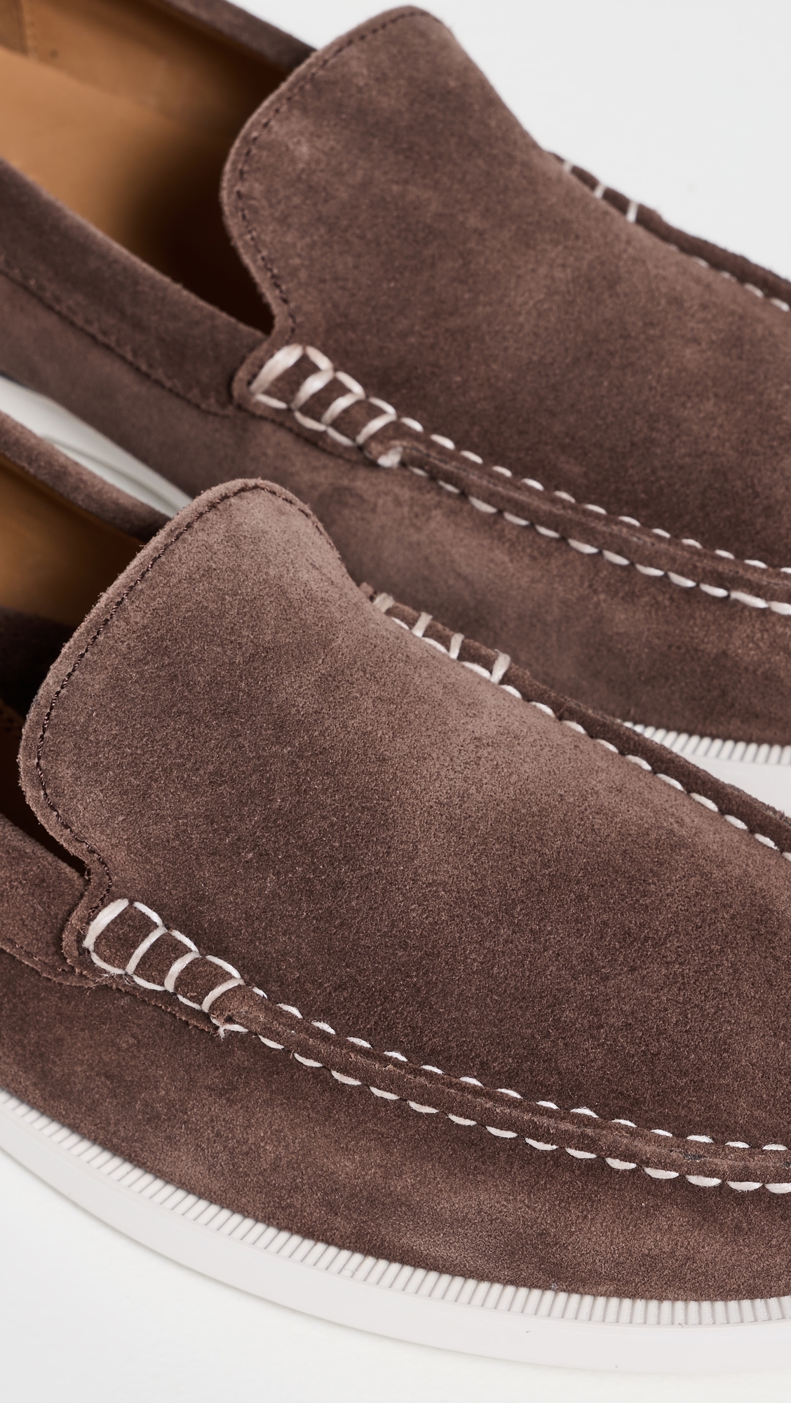 Merton Suede Loafers Dark Brown
