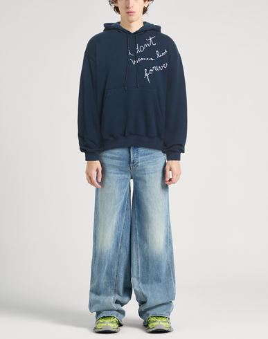 Tiago Alexandre X Man Sweatshirt Navy Size L Cotton