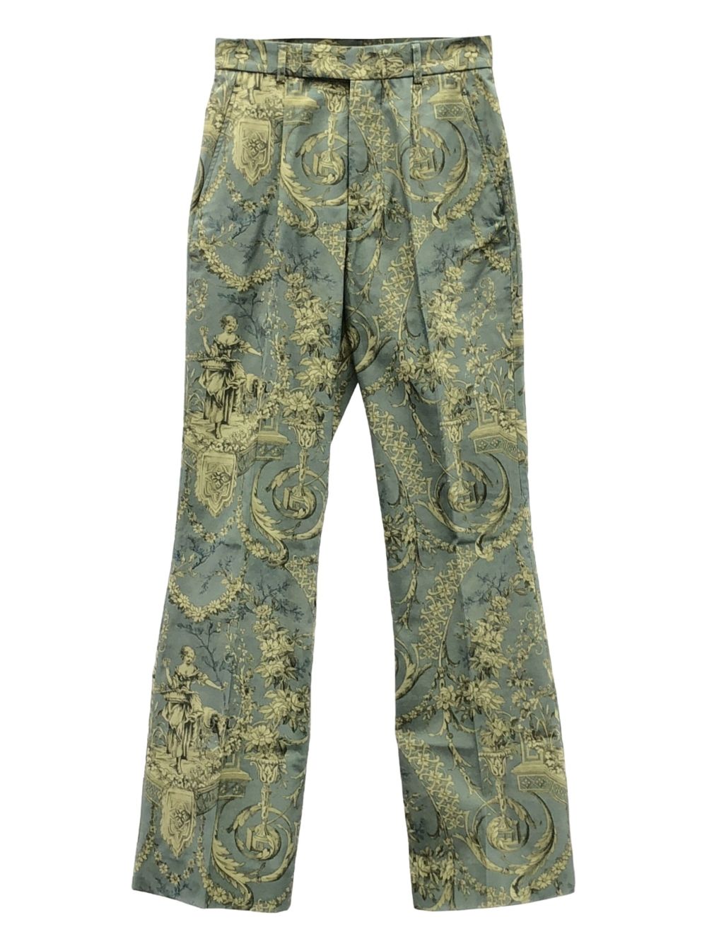 2010s printed trousers - Blue