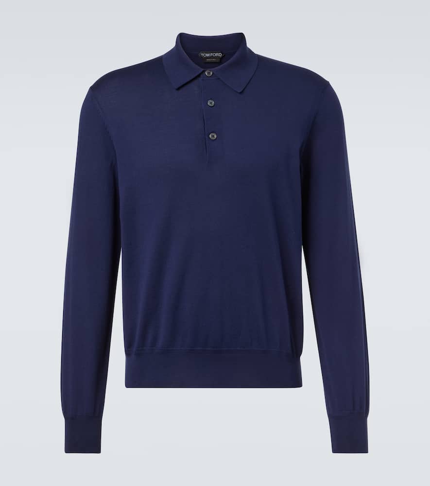 Cotton polo sweater