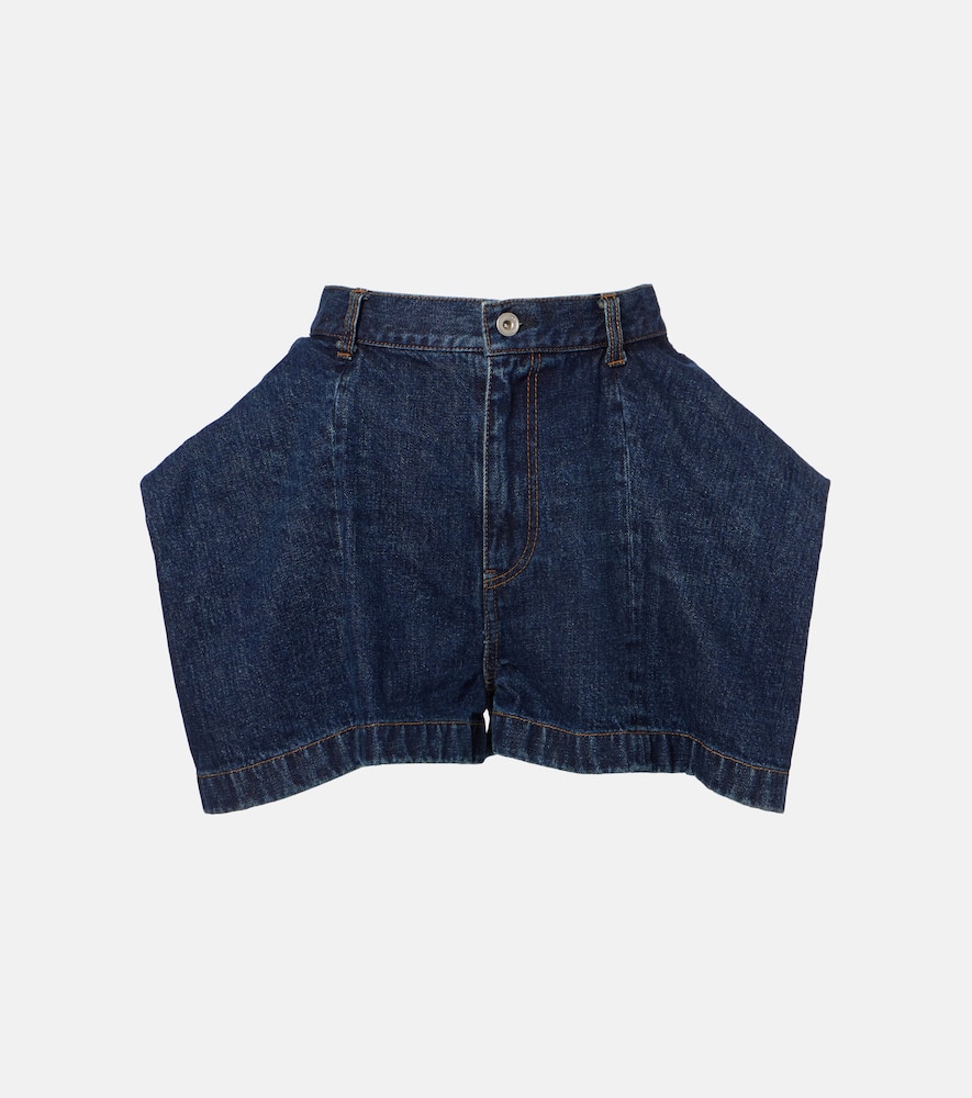 Denim shorts
