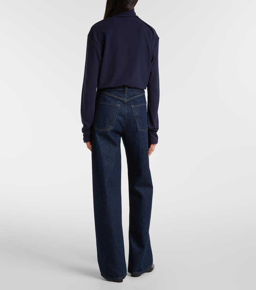Ayla high-rise wide-leg jeans