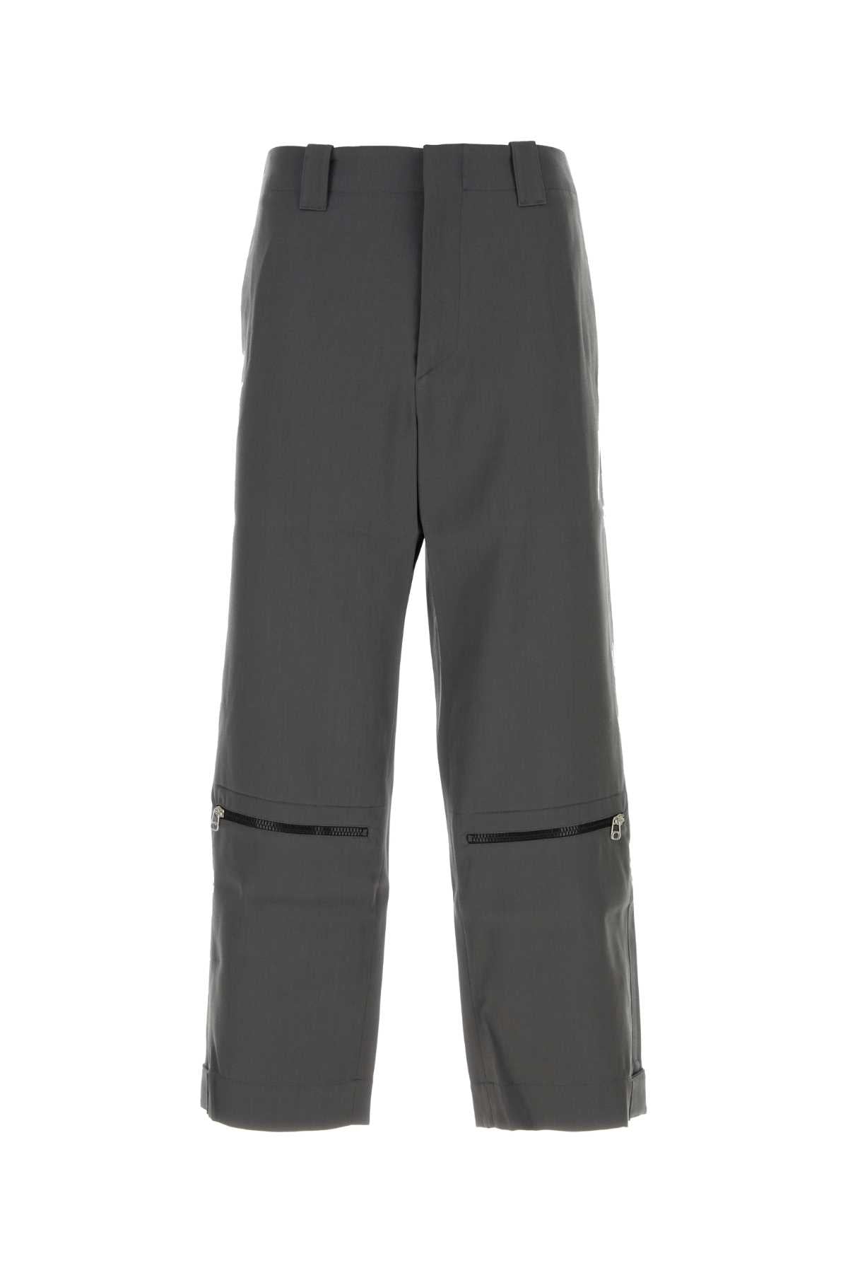 Wool with Detachable Leg Sections Trousers — Gray
