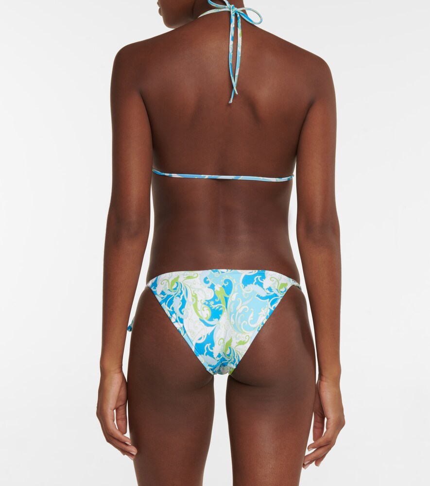 Exclusive to Mytheresa - Portugal printed bikini top