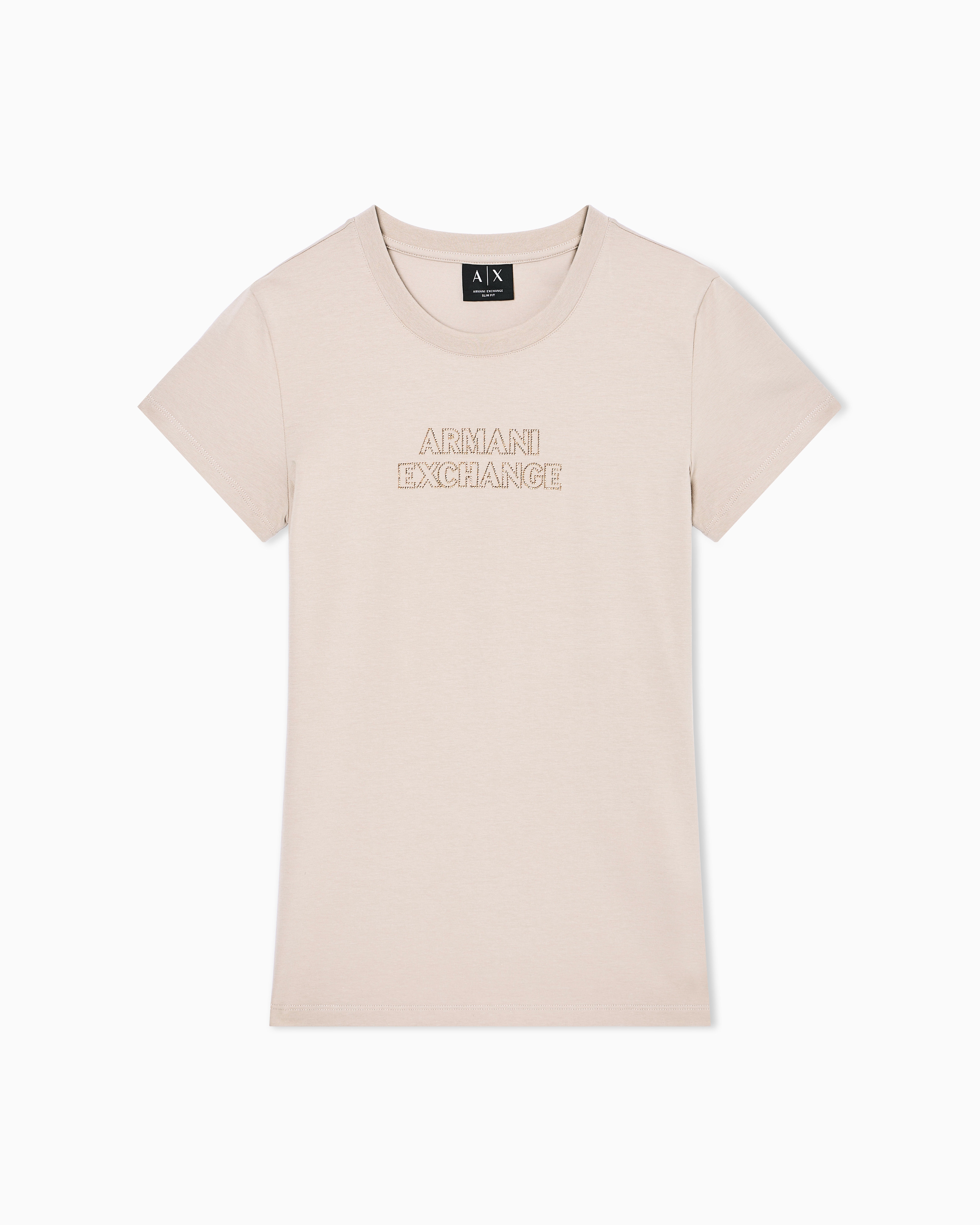 Slim fit T-shirt in stretch cotton jersey