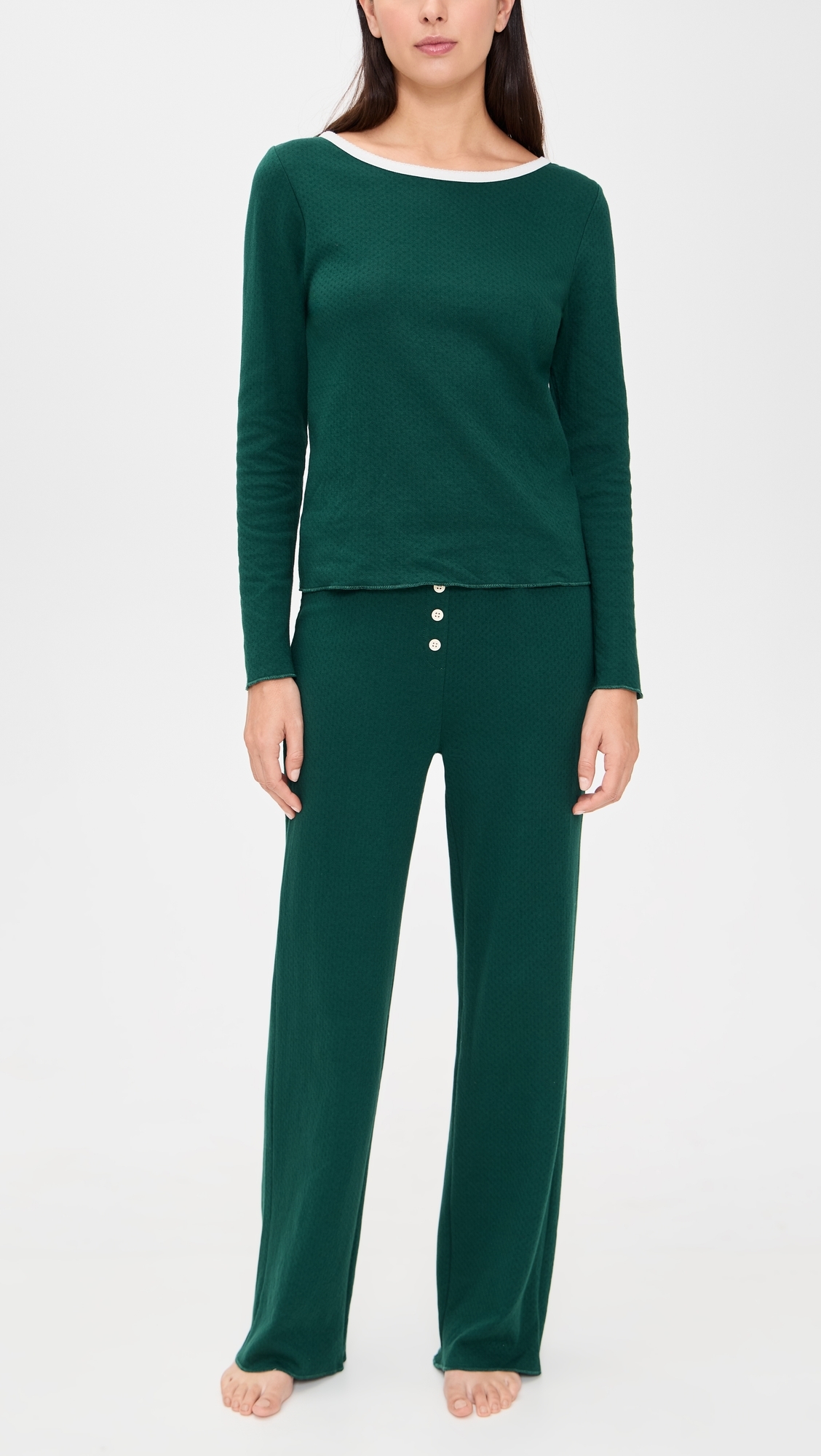 Ellie Tee Evergreen Pointelle P