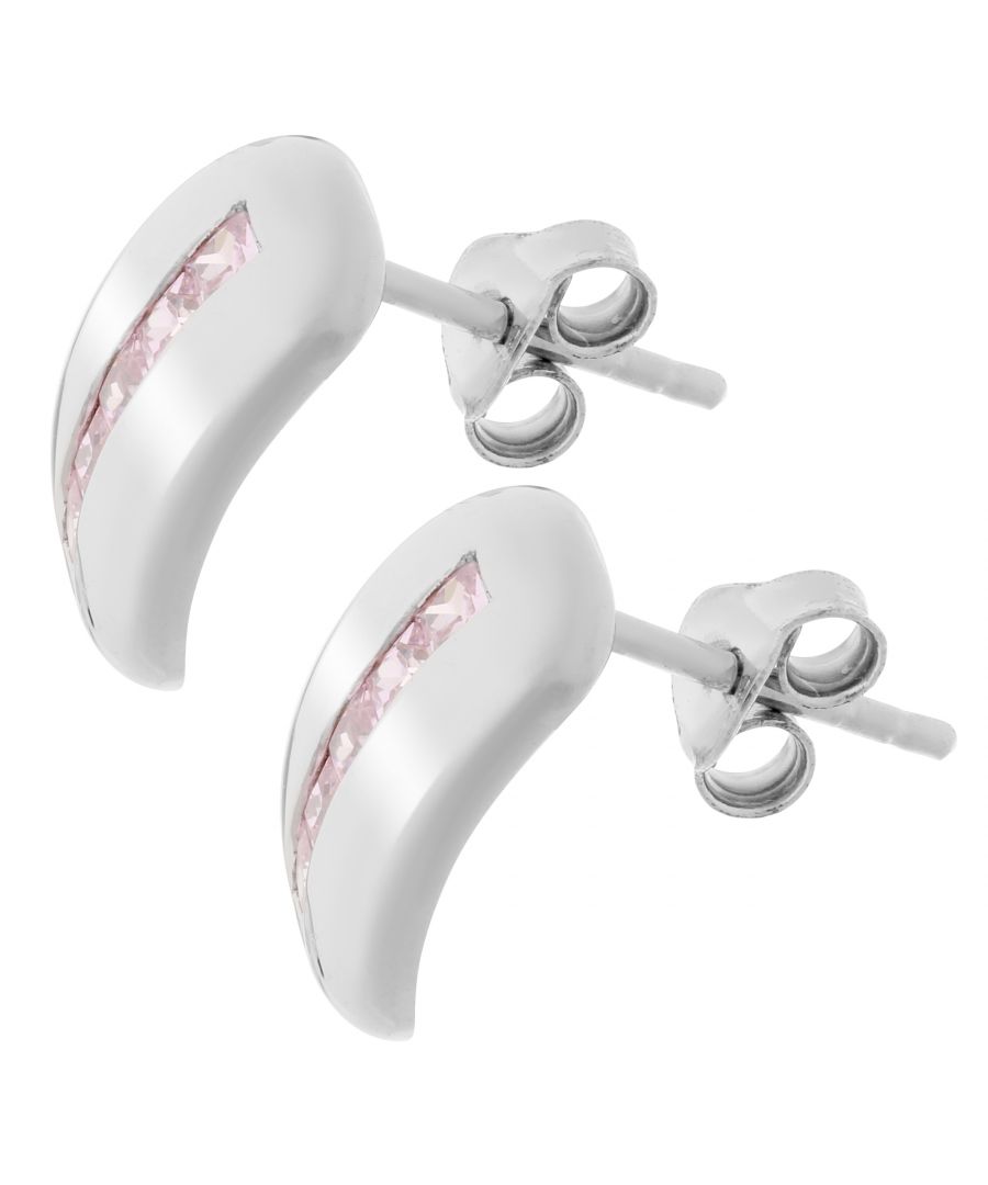 Orphelia WoMens 925 Sterling Silver Stud Earrings - ZO-5585 - One
