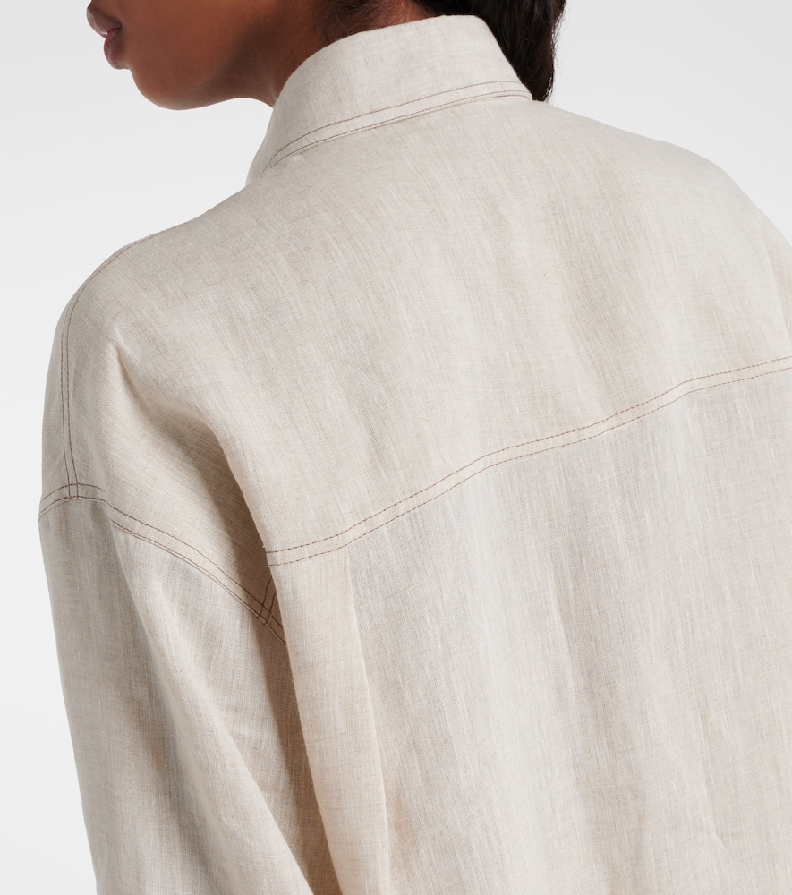 Oversized linen shirt