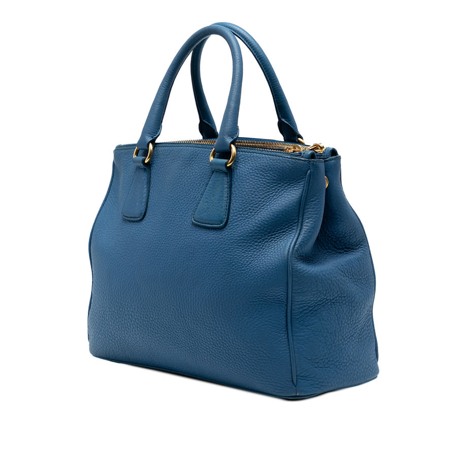 Pre-owned Vitello Daino Double Zip Convertible Tote 0M3F2SJ1PJY4G5TA