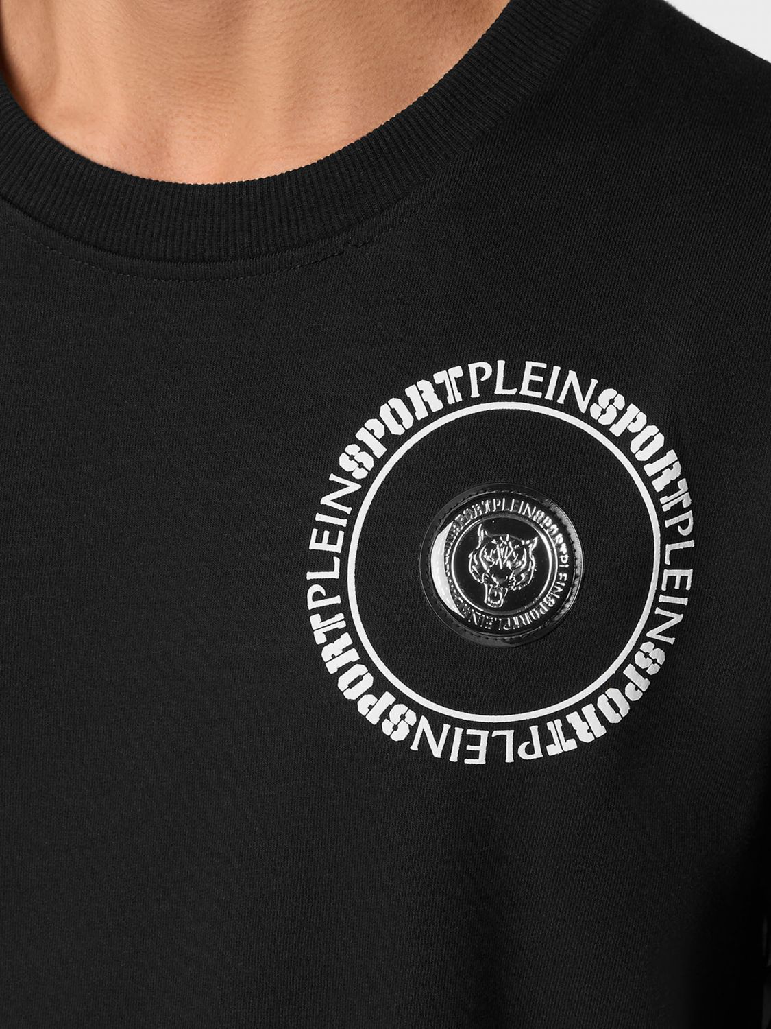 Carbon Tiger print sweatshirt - Black