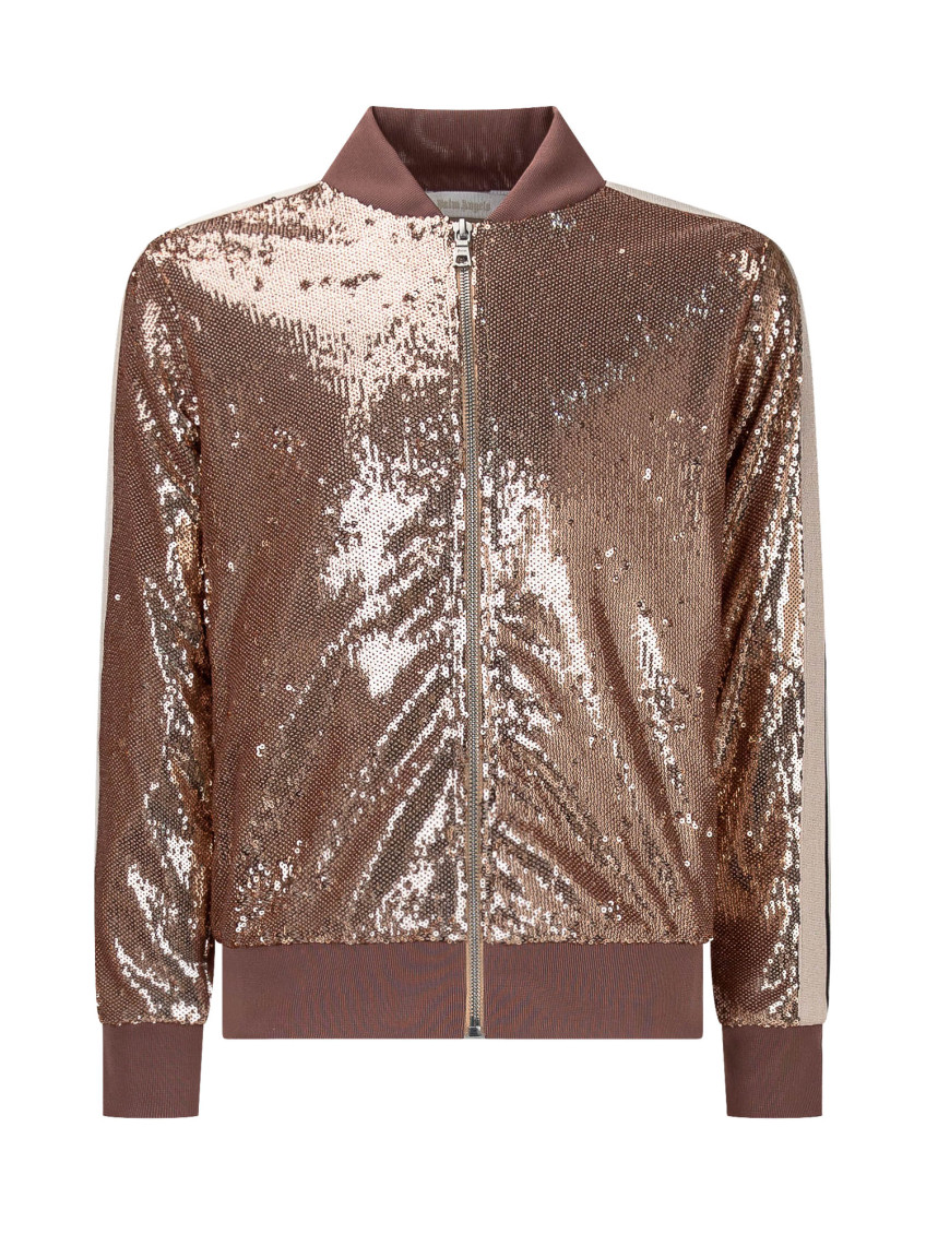 Kids Brown Embellished Sweatshirt
