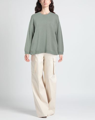 Woman Sweater Sage green Size M Virgin Wool, Silk, Cashmere