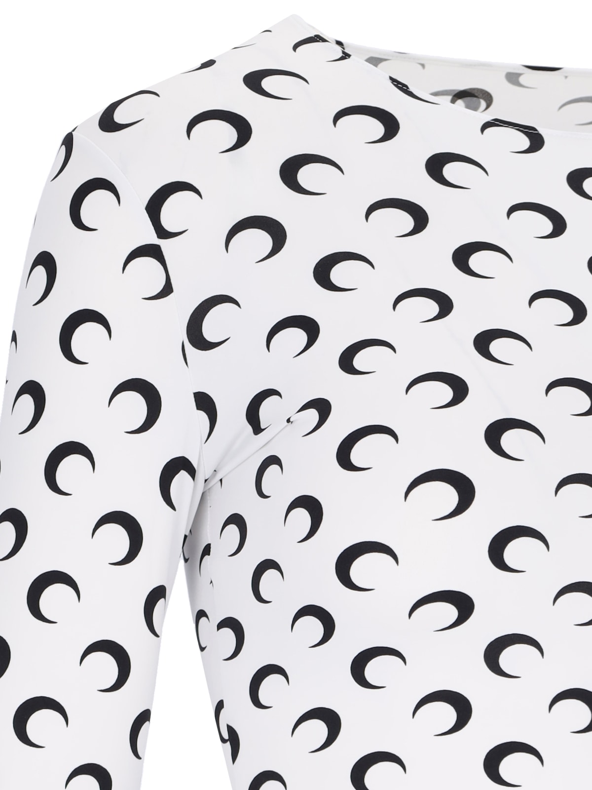 Moon Round Neckline Top