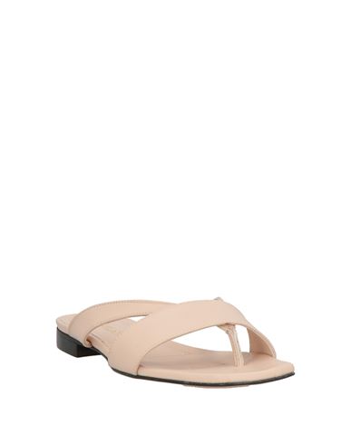 Woman Thong sandal Blush Size 8 Leather