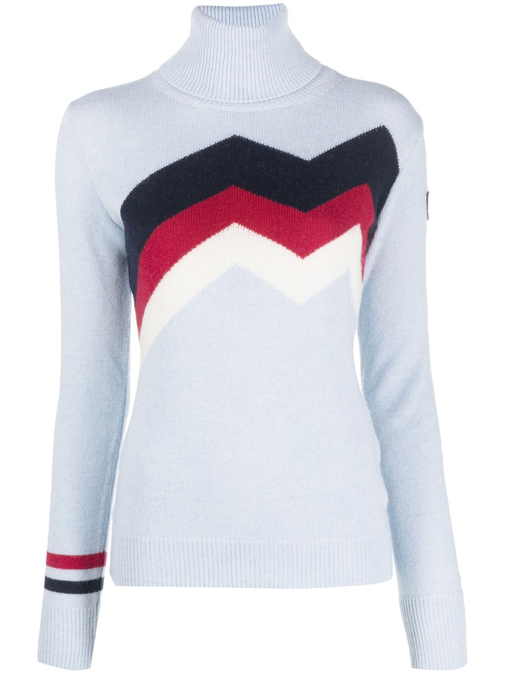 Mountain intarsia-knit jumper - Blue