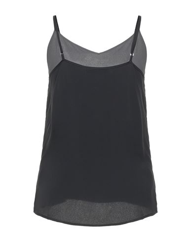 Woman Top Charcoal Size 6 Acetate, Silk